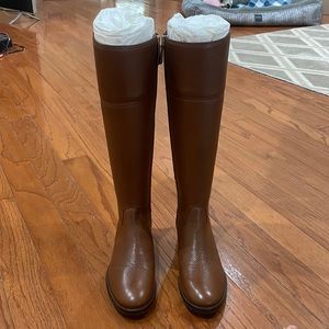 AUNTHENTIC BRAND NEW WITH TAGS IN BOX TORY BURCH LEATHER RIDING BOOTS